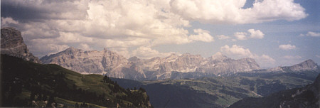 Blick auf Karersee