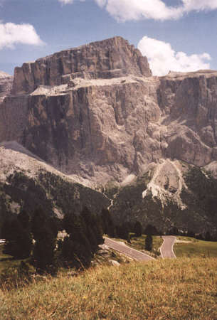 Blick auf Sellastock