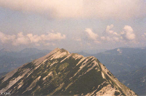 Blick auf den weiteren Gratverlauf