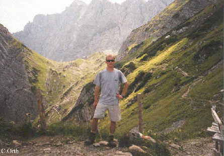 Kurz vor der Lamsenjochhütte