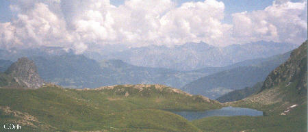 Blick von der Landesgrenze  nach sterreich