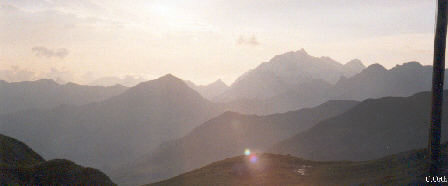 Sonnenuntergang ber der Scheasaplana, Photo 1