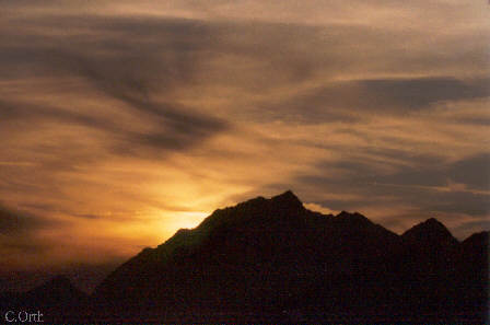 Sonnenuntergang ber der Scheasaplana, Photo 4